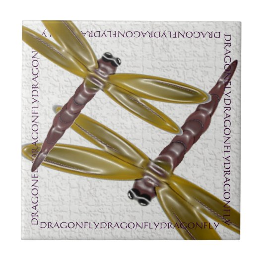 Libellen Fliese (Vorderseite)