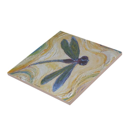 Libellen-Fliese Fliese (Seite)