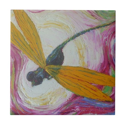 Libellen-Fliese Fliese (Vorderseite)