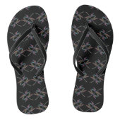 Libellen Flip Flops Badesandalen (Fußbett)