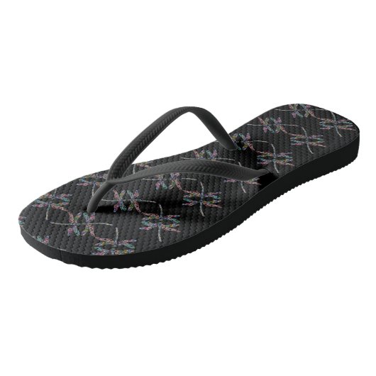 Libellen Flip Flops Badesandalen (Schrägansicht)