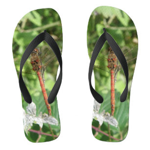 Libellen Flip Flops der Gemeinen Heidelibelle Badesandalen