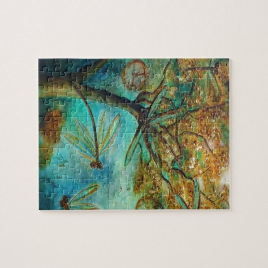 Libellen-Flirt Puzzle (Horizontal)