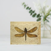 Libellen-Fossil-Postkarte Postkarte (Stehend Vorderseite)