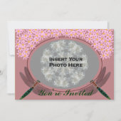 Libellen-Foto-Brautparty-Einladung Einladung (Vorderseite)