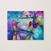 Libellen Garten Puzzle (Horizontal)