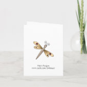 Libellen-Geburtstags-Einladung Einladung (Rückseite)