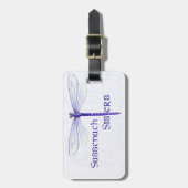 Libellen-Gepäckanhänger Gepäckanhänger (Vorderseite vertikal)