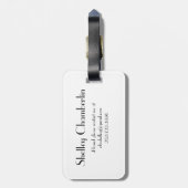 Libellen-Gepäckanhänger Gepäckanhänger (Rückseite vertikal)