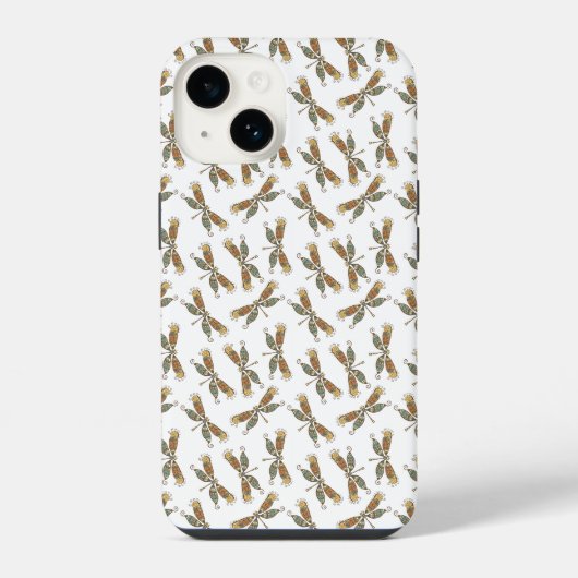 Libellen-Geschenk iPhone-Handyhülle Case iPhone Hülle (Rückseite)