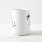 Libellen-Geschenk Lass uns Freunde sein Alte senil Kaffeetasse (Mittel)