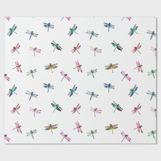 Libellen Geschenkpapier (Flach)