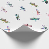Libellen Geschenkpapier (Ecke)
