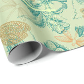 Libellen Geschenkpapier (Rolleneckpunkt)