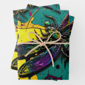 Libellen Geschenkpapier Set (Beispiel)