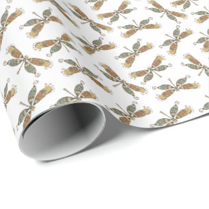 Libellen-Geschenkverpackungspapier Geschenkpapier