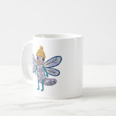 Libellen gestrickte Mütze Klassischer Becher Kaffeetasse (Vorderseite Links)