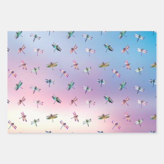 Libellen glauben geschenkpapier set (Vorderseite)