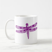 Libellen-Grafik Kaffeetasse (Links)