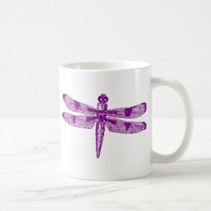 Libellen-Grafik Kaffeetasse