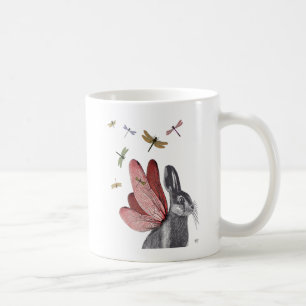 Libellen-Hasen Kaffeetasse