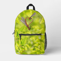 Libellen-Herz-Natur-Art Mädchen Hoodie