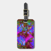 Libellen-Hippie-Flitzen Gepäckanhänger (Vorderseite vertikal)