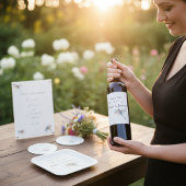 Libellen-Hochzeit, individuell Pappteller