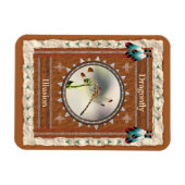 Libellen-Illusions-Energie Magnet (Horizontal)