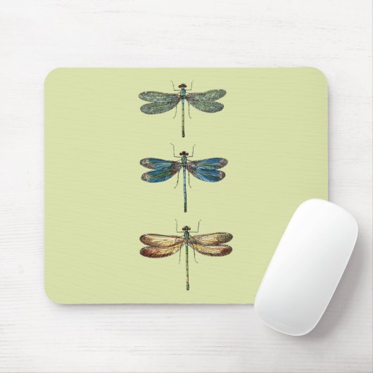 Libellen-Illustrationen Mousepad (Mit Mouse)
