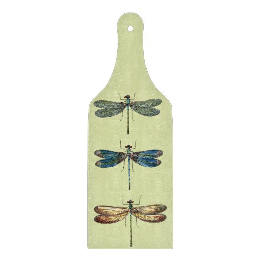 Libellen-Illustrationen Schneidebrett (Vorderseite)