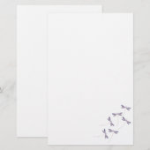 Libellen im Flug Briefpapier (Vorne/Hinten)