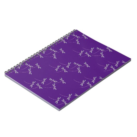 Libellen im Flugheft Notizblock (Linke Seite)