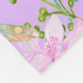 Libellen im Garten Fleecedecke (Ecke)