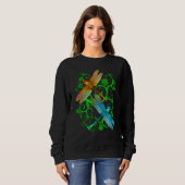 Libellen im Garten Sweatshirt (Vorne ganz)