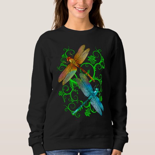 Libellen im Garten Sweatshirt (Vorderseite)