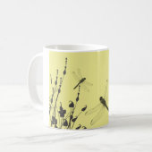 Libellen im Gras Kaffeetasse (Vorderseite Links)