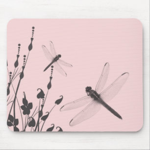 Libellen im Gras Mousepad