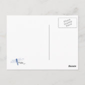 Libellen im Gras Postkarte (Rückseite)