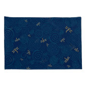 Libellen im Regen Kissenbezug (Rückseite-Rechts)