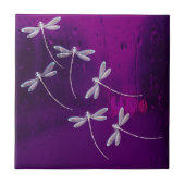 Libellen im Wasser Fliese (Vorderseite)