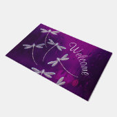 Libellen im Wasser Fußmatte (Schrägansicht)