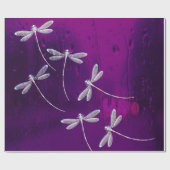 Libellen im Wasser Geschenkpapier (Flach)