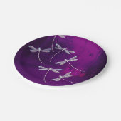 Libellen im Wasser Pappteller (Schrägansicht)