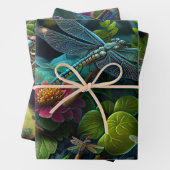 Libellen in farbenfrohen Gärten Geschenkpapier Set (Beispiel)