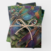 Libellen in farbenfrohen Gärten Geschenkpapier Set (Beispiel)