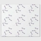 Libellen in Flugumhüllungspapier Geschenkpapier (Flach)