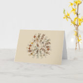 Libellen in Sync Grußkarte Karte (Gelbe Blume)