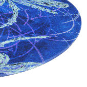 Libellen Indigo Tanz Schneidebrett (Ecke)