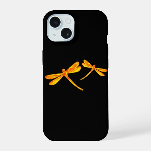 Libellen-iPhone-Hülle - Feuer iPhone 15 Hülle (Rückseite)